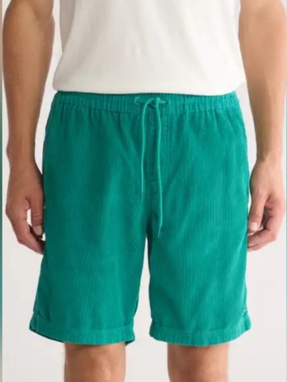 Billabong Shorts M Corduroy Drawstring Teal